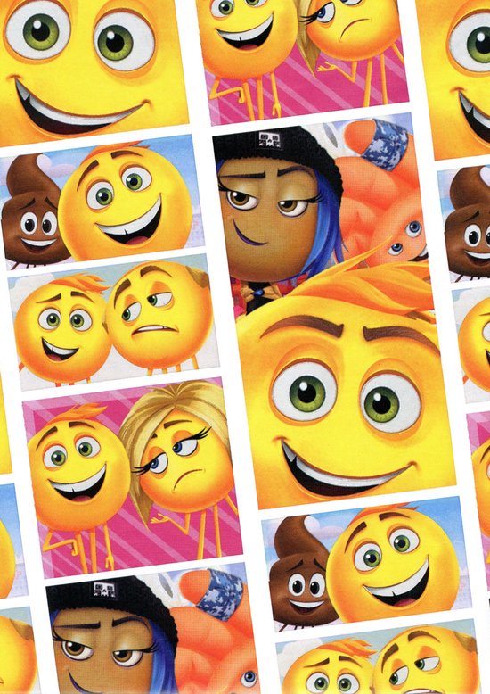 Emoji - Papier cadeau Smiley 200 x 70 cm - 5 rouleaux