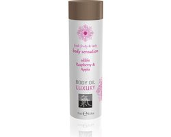 Luxe Eetbare Body Oil - Framboos & Appel