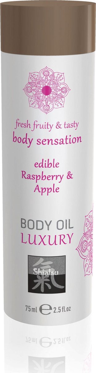 Luxe Eetbare Body Oil - Framboos & Appel