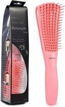Antiklit Haarborstel | Detangling Brush | Hairbrush | Krullend Haar Verzorging | Stylingborstel | Magic Detangler Brush | Verzorging haar | Dik tot normaal haar | Zwart