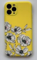 Hoesjes Atelier Dikke Siliconen Hoesje "Bloementuin" voor IPhone 11Pro