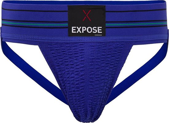 Expose - Jockstrap - Jockstrap Homme - Coquille de protection - Blauw - Taille XXL