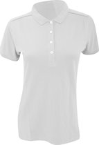 Russell Dames/dames Stretch Short Sleeve Polo Shirt (Wit)