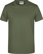 James And Nicholson Heren Basis T-Shirt (Olijf)