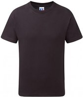 Russell T-Shirt à Manche Courte Slim Enfants/ Enfants (Zwart)