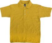 SOLS Kinder Unisex Zomer II Pique Polo Shirt (Goud)