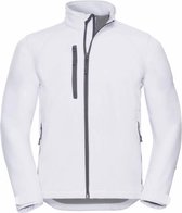 Veste Softshell résistante à l'eau et au vent Russell hommes (Wit)