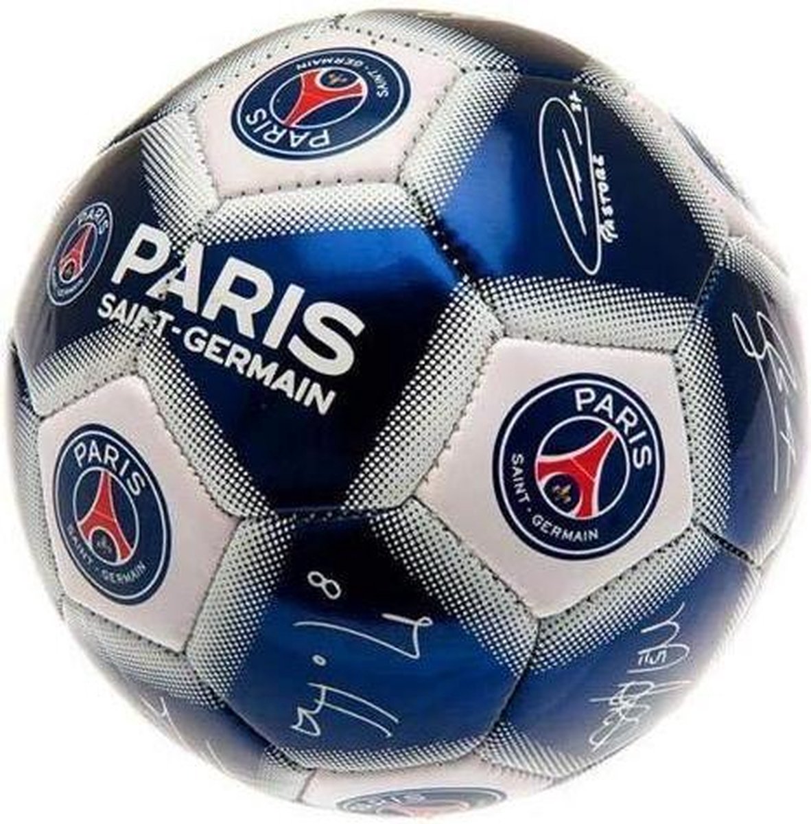 Mini ballon de football Paris Saint Germain FC Signature (Blauw