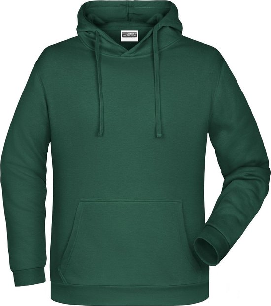 James And Nicholson Heren Basis Hoodie (Donkergroen)