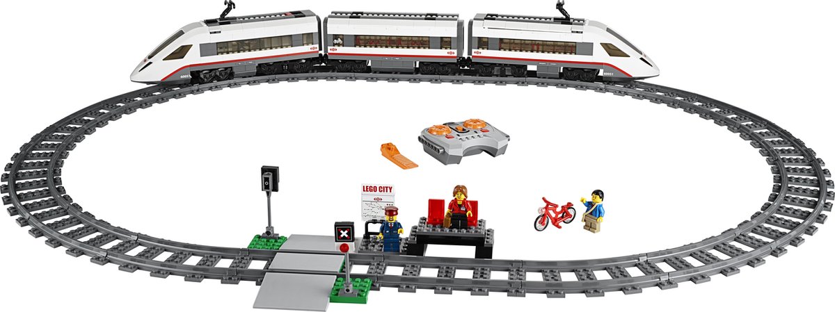Zegevieren Bevriezen herten LEGO City Hogesnelheidstrein - 60051 | bol.com