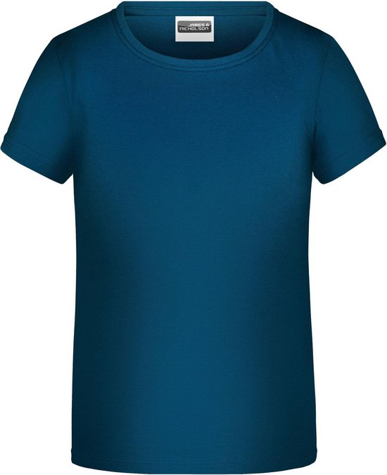 T-shirt Basic pour filles James And Nicholson (pétrole)