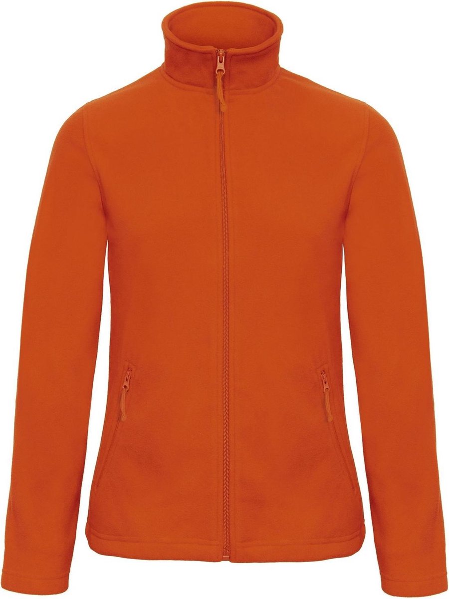 B&C Collectie Vrouwen/dames ID 501 Microfleece Jasje Pompoen Sinaasappel