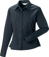 Russell Collectie Dames/Dames Lange Mouw Klassiek Twill Shirt (Zink)