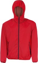 SOLS Unisex Shore Water Resistant Packaway Windbreaker Jacket (Rood)