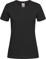 Stedman Dames/dames Klassiek Biologisch T-Shirt (Zwart Opaal)