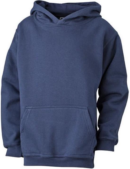 James and Nicholson Kinderen/Kinderkapjes Sweatshirt (Marine)