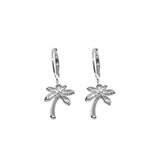 Palmtree earrings - Zilver