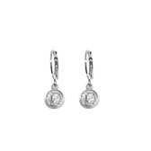 Little Elizabeth coin earrings - Zilver