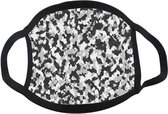 Mondkapje wasbaar Camouflage Grijs Mondkapje - Herbruikbaar - Wasbaar - Geschikt voor OV - Niet medisch - Antibacterieel - Met elastiek - Face Mask - Mondkapje wasbaar - Mondmasker