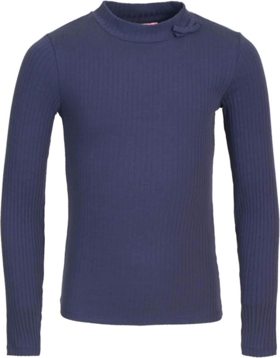 Someone - T-shirt - Maat 104 - Meisjes - Navy -