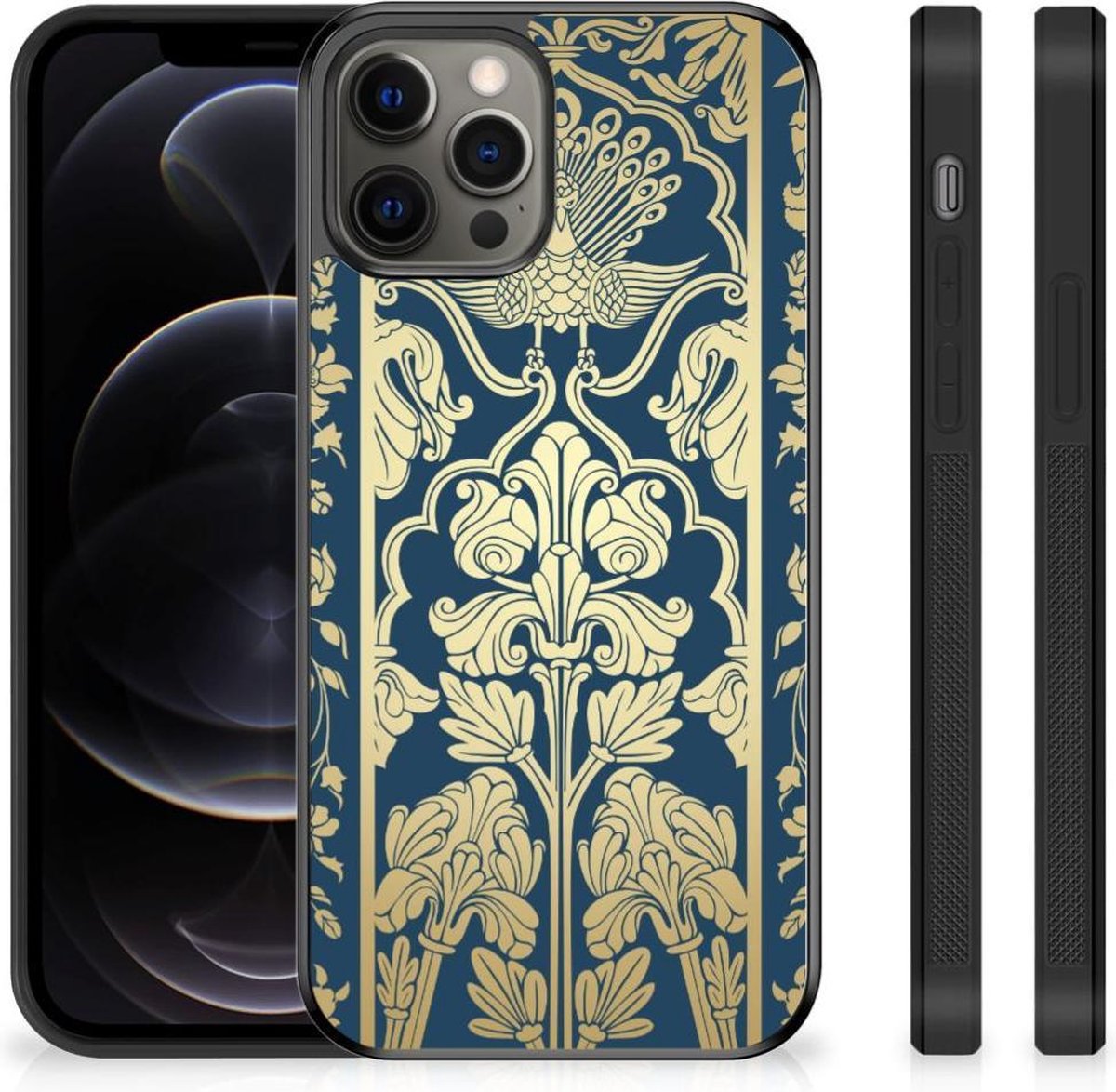 iPhone 12 Pro Max Skin Case Beige Flowers