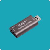 HDMI Video Capture Card met HDMI kabel - HDMI naar USB 3.0 4K - Livestreamen en video's opnemen