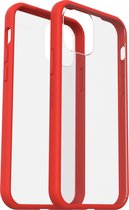 OtterBox React case voor iPhone 12 / iPhone 12 Pro - Transparant/Rood