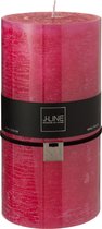 J-Line Cilinderkaars Stompkaars Fuchsia Xxl Cm-140U Set van 6 Stuks