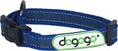 Dogogo halsband, blauw 20 - 35 cm