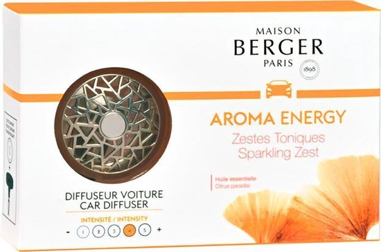 Maison Berger - Diffuseur de Parfum de voiture - Aroma Energy