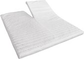 Splittopdek Matras - Split latex topper - 7cm - 140x200cm split