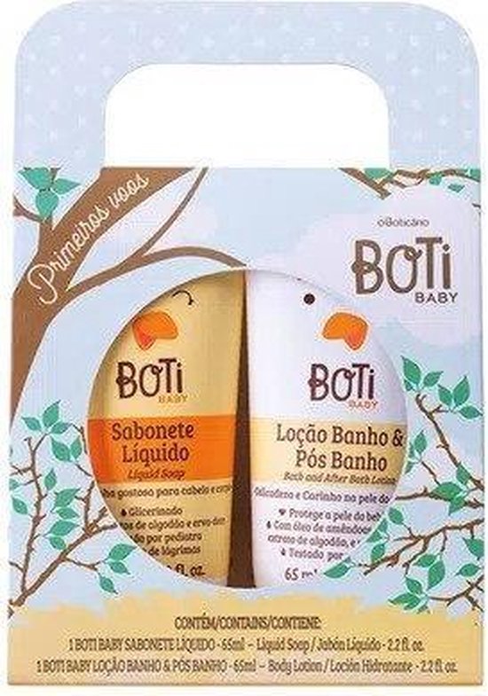 Boti Baby mini cadeauset (badschuim ml + bodylotion 65 ml) | bol.com