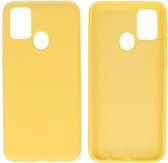 Bestcases Fashion Telefoonhoesje Backcover Samsung Galaxy M31 - Geel