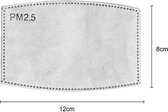 100x PM 2.5 Filters - Mondkapje - Wegwerp