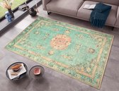 Vintage vloerkleed Madeline - jade 80x150 cm