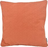 Suedine Star Rust / Roest Kussenhoes | Polyester - Imitatie Suède | 45 x 45 cm