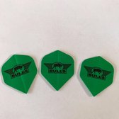 Bull's Dart Flights Groen 3 stuks