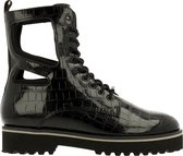 Kendall + Kylie Langmore Croco Boot Women Black-Black 41