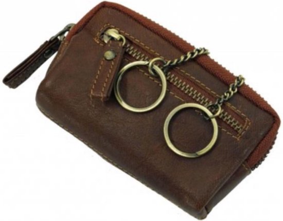 Avanco Sleuteletui 23- (150A) Leren sleutelmapje met 2 ringen