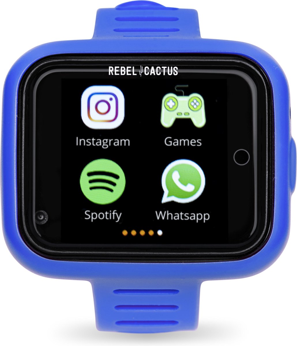 Rebel Cactus Play Bright Blue Kids Smartwatch Belhorloge