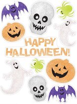 AMSCAN - Happy Halloween raamstickers - Decoratie > Stickers