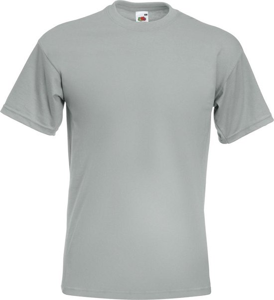 T-shirt Super Premium Homme Fruit Of The Loom à manches courtes et col rond ( Zinc)