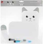 Memobord Magnetisch - Whiteboard - Koelkastmagneet - Kat