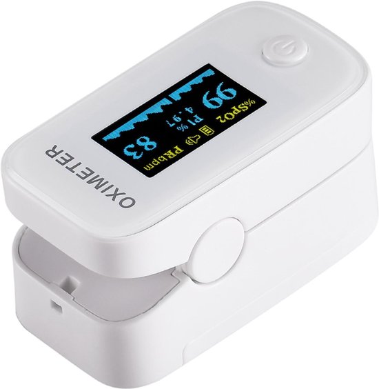 Saturatiemeter - Bloed zuurstof meter - Hartslag meter - Pulse Oximeter - Inclusief Batterijen - Saturatiemeters EU