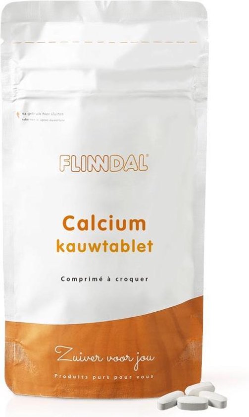 Bol Com Flinndal Calcium Kauwtablet 30 Kauwtabletten Voor Botten En Tanden Met Vitamine D