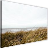 Schilderij Duinen en zee, 2 maten, multi-gekleurd, Premium print