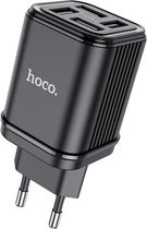 HOCO C84A Resolute - 4-Poort USB Oplader - EU Plug - 3.4A - Universele 17W Lader - Zwart