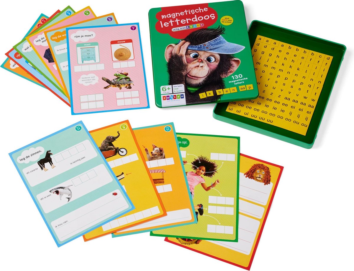 Veilig leren lezen edutainment - Magnetische letterdoos Veilig leren lezen — afbeelding 2