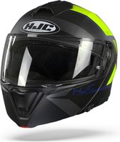 HJC I90 HOLLEN Zwart Systeemhelm - Motorhelm  - Maat XXL