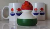 Set van 4 badeendjes in landskleuren